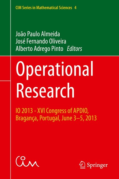 João Paulo Almeida, José Fernando Oliveira, Alberto Adrego Pinto - Operational Research, Inbunden
