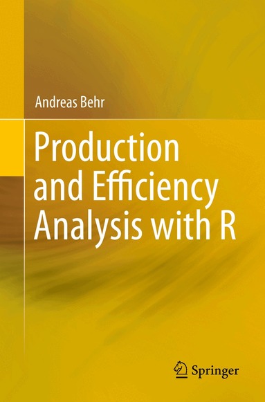 Andreas Behr - Production and Efficiency Analysis with R, Häftad