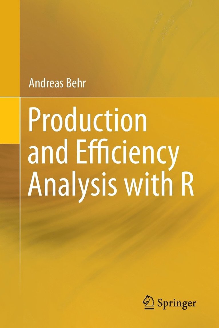 Production and Efficiency Analysis with R 1
