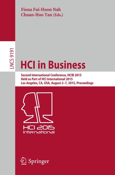 Fiona Fui-Hoon Nah, Chuan-Hoo Tan - HCI in Business, Häftad