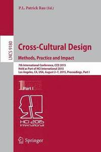 bokomslag Cross-Cultural Design Methods, Practice and Impact