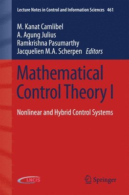 Mathematical Control Theory I 1