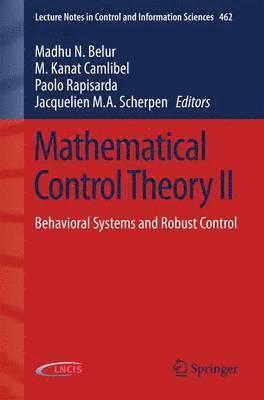 Mathematical Control Theory II 1