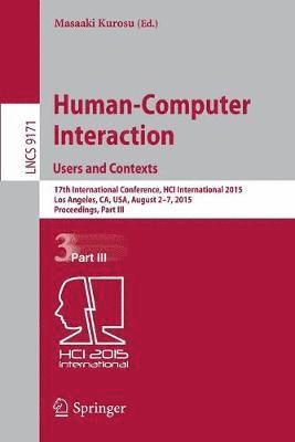 bokomslag Human-Computer Interaction: Users and Contexts