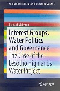 bokomslag Interest Groups, Water Politics and Governance