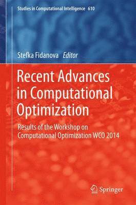 bokomslag Recent Advances in Computational Optimization