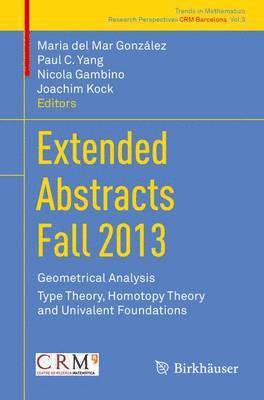 Extended Abstracts Fall 2013 1