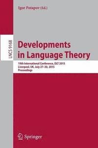 bokomslag Developments in Language Theory