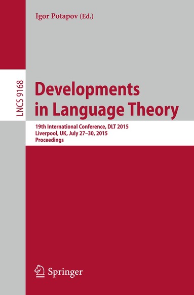 Igor Potapov - Developments in Language Theory, Häftad