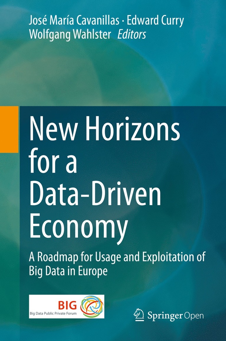 José María Cavanillas, Edward Curry, Wolfgang Wahlster, Jose Maria Cavanillas, Edward Cavanillas, José María - New Horizons for a Data-Driven Economy, Inbunden