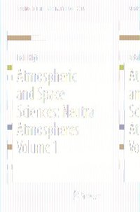 bokomslag Atmospheric and Space Sciences: Neutral Atmospheres