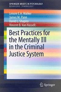 bokomslag Best Practices for the Mentally Ill in the Criminal Justice System