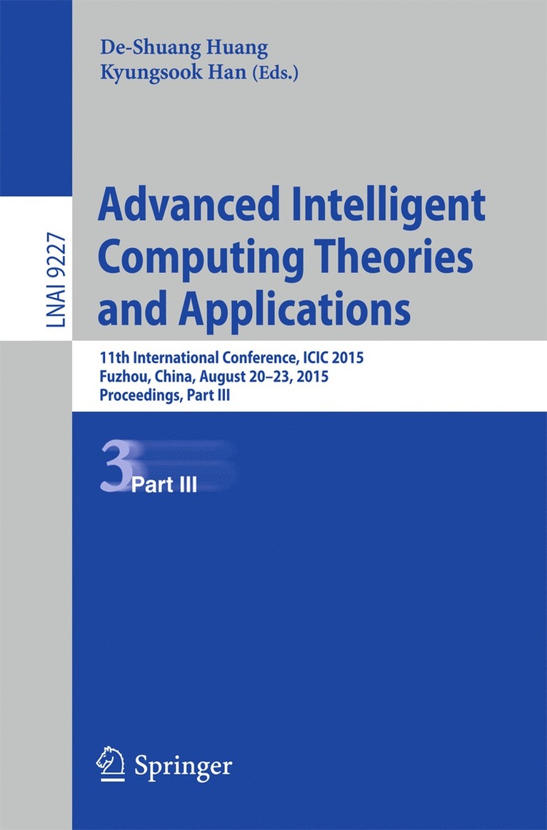 Advanced Intelligent Computing Theories and Applications 1