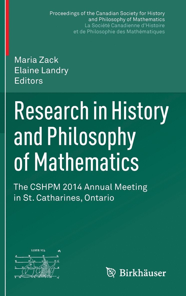 Research in History and Philosophy of Mathematics 1