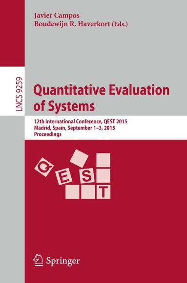 Javier Campos, Boudewijn R. Haverkort - Quantitative Evaluation of Systems, Häftad