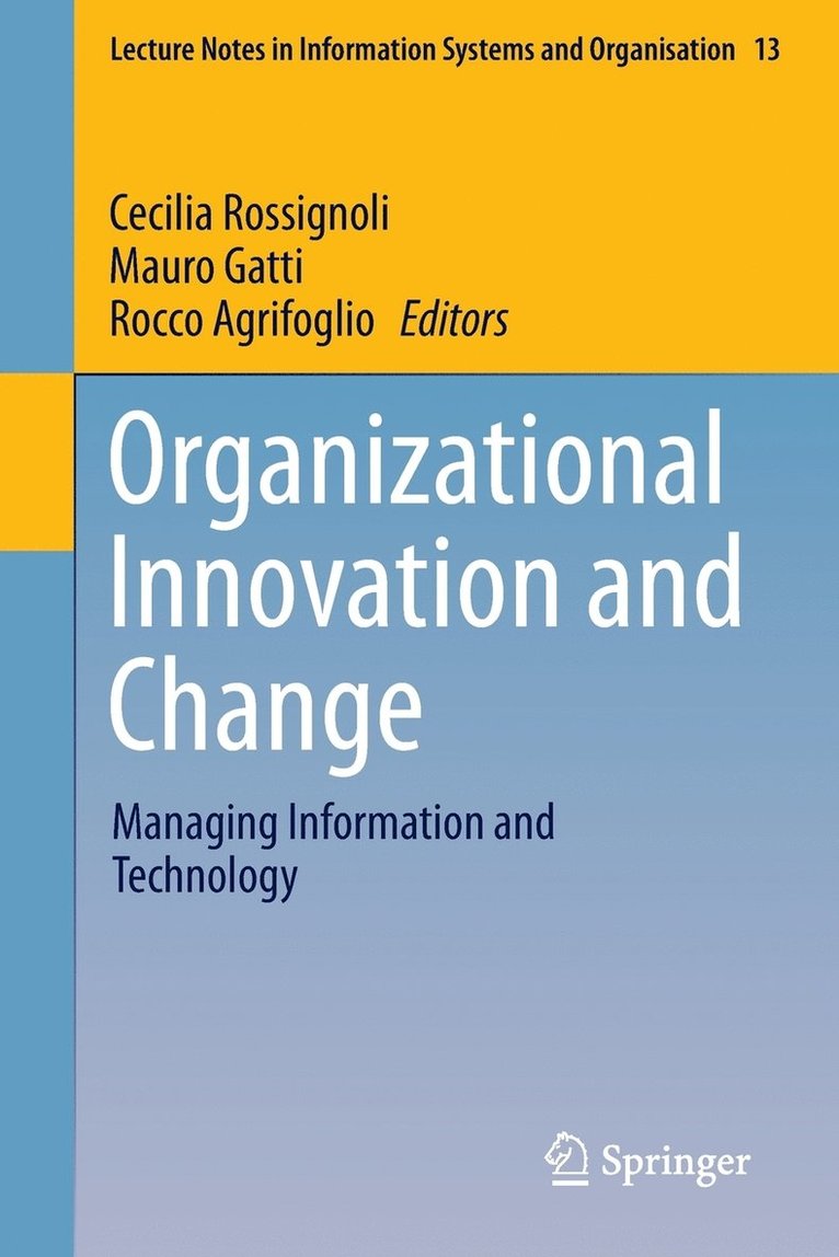 Organizational Innovation and Change 1