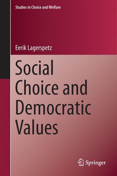 bokomslag Social Choice and Democratic Values