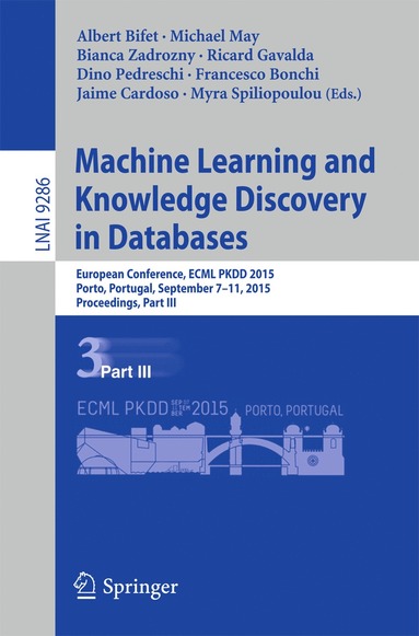 bokomslag Machine Learning and Knowledge Discovery in Databases