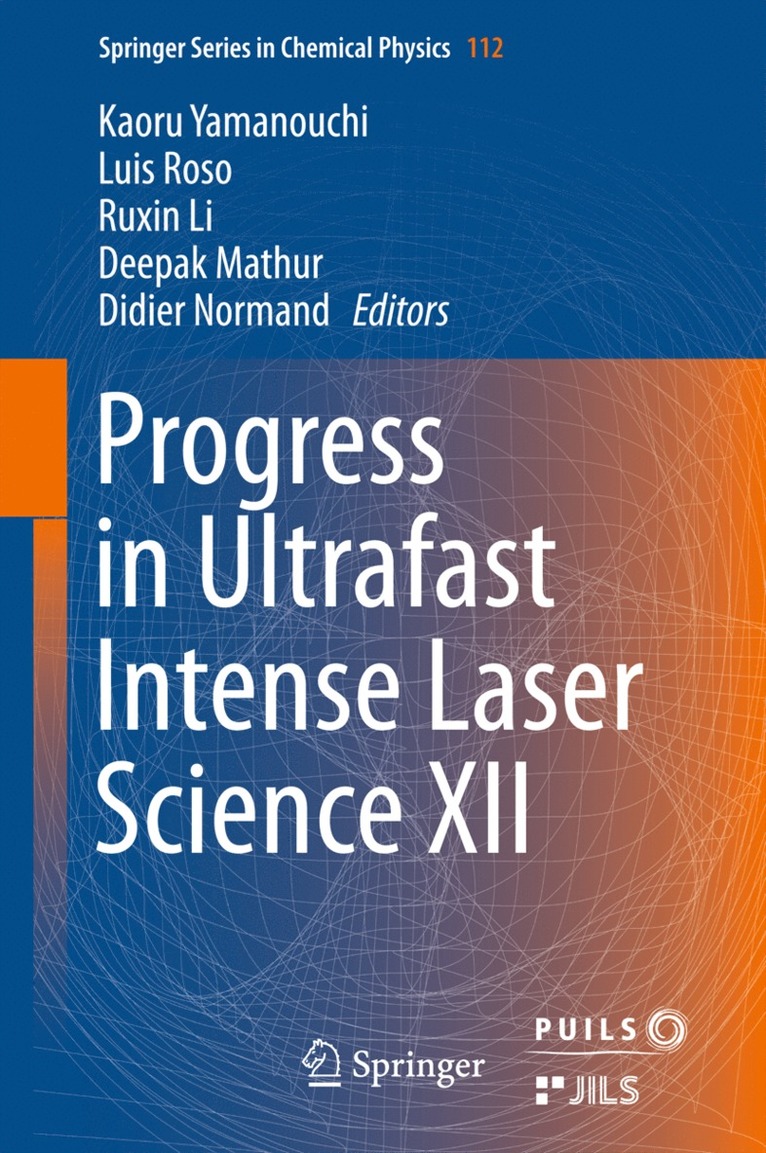 Kaoru Yamanouchi, Luis Roso, Deepak Mathur, Didier Normand - Progress in Ultrafast Intense Laser Science XII, Inbunden