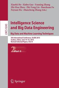 bokomslag Intelligence Science and Big Data Engineering. Big Data and Machine Learning Techniques