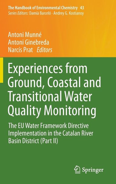 bokomslag Experiences from Ground, Coastal and Transitional Water Quality Monitoring
