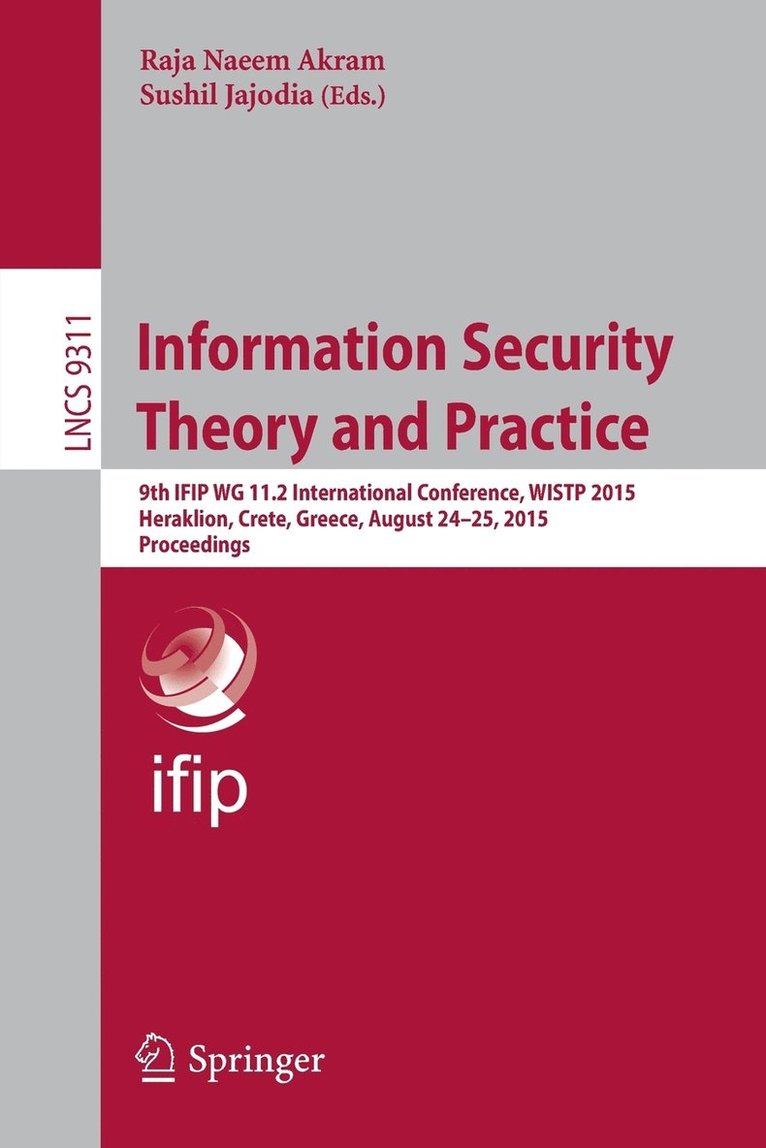 Information Security Theory and Practice 1