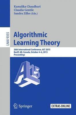 bokomslag Algorithmic Learning Theory