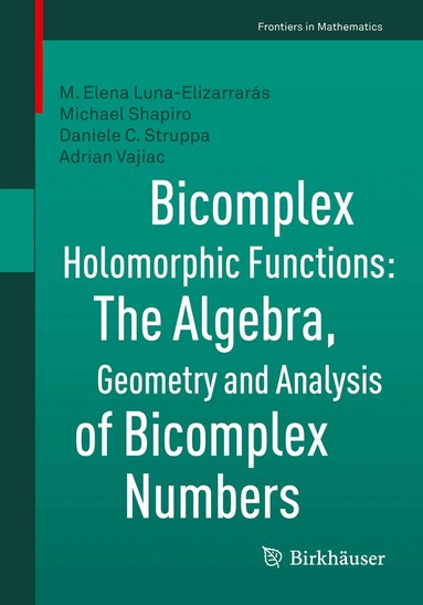 M. Elena Luna-Elizarrarás, Michael Shapiro, Daniele C. Struppa, Adrian Vajiac - Bicomplex Holomorphic Functions, Häftad