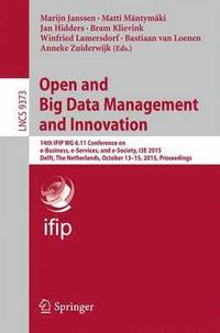 bokomslag Open and Big Data Management and Innovation