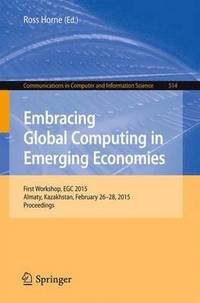 bokomslag Embracing Global Computing in Emerging Economies