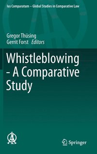 bokomslag Whistleblowing - A Comparative Study