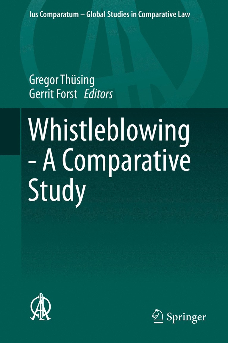 Whistleblowing - A Comparative Study 1