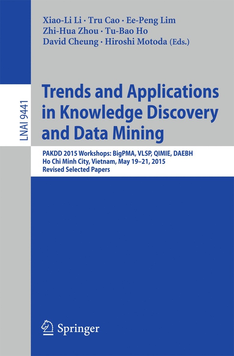 Trends and Applications in Knowledge Discovery and Data Mining 1