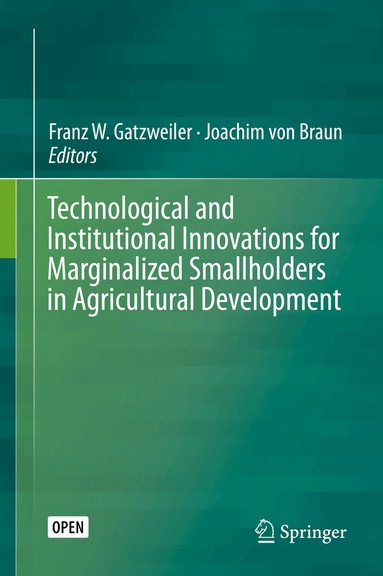 Franz W. Gatzweiler, Joachim von Braun - Technological and Institutional Innovations for Marginalized Smallholders in Agricultural Development, Inbunden