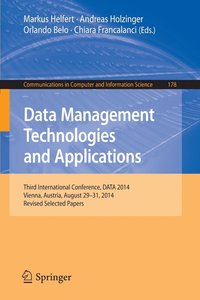 bokomslag Data Management Technologies and Applications