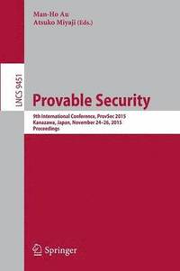 bokomslag Provable Security