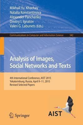 Analysis of Images, Social Networks and Texts 1