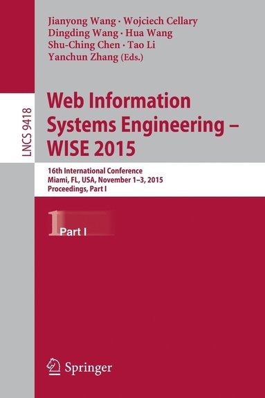 bokomslag Web Information Systems Engineering - WISE 2015