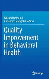 bokomslag Quality Improvement in Behavioral Health