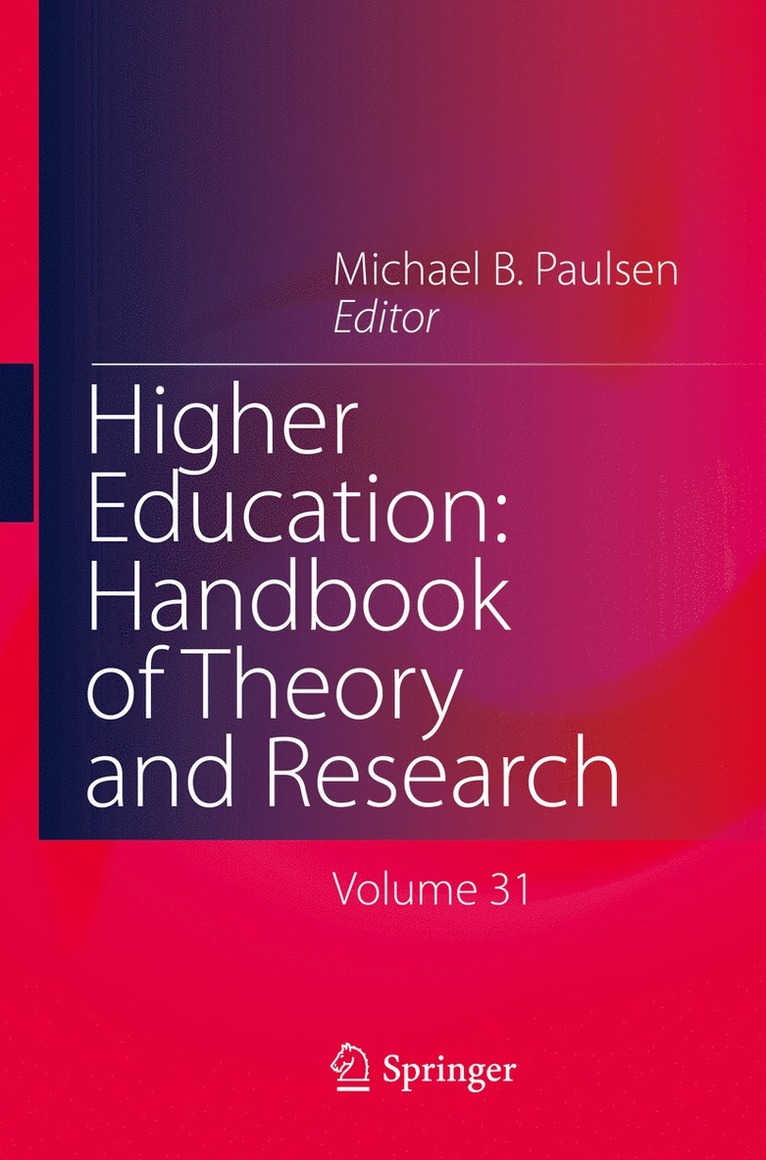 Michael B. Paulsen - Higher Education: Handbook of Theory and Research, Inbunden