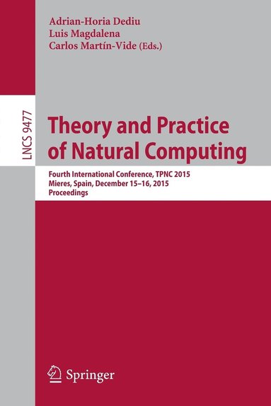 bokomslag Theory and Practice of Natural Computing