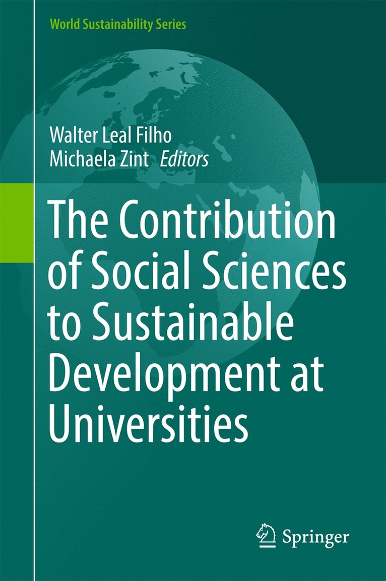 Walter Leal Filho, Michaela Zint - Contribution of Social Sciences to Sustainable Development at Universities, Inbunden
