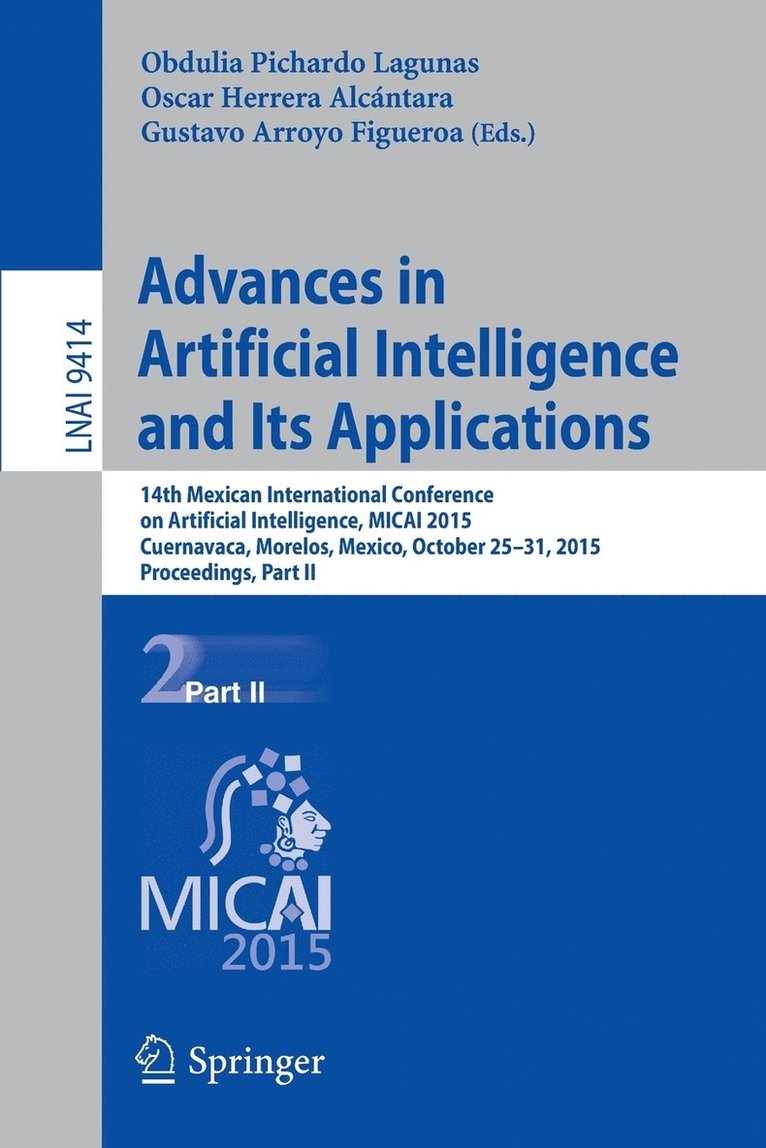Advances in Artificial Intelligence and Its Applications 1
