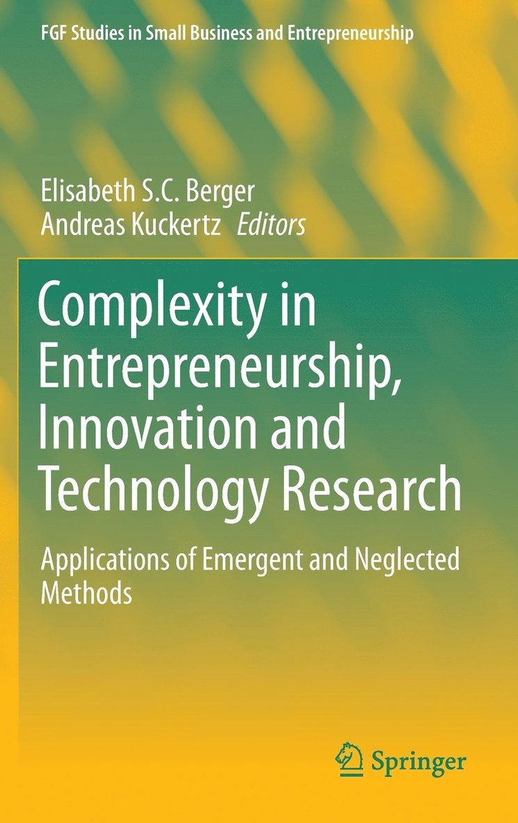 Elisabeth S.C. Berger, Andreas Kuckertz, Elisabeth S. C. Berger - Complexity in Entrepreneurship, Innovation and Technology Research, Inbunden