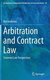 bokomslag Arbitration and Contract Law