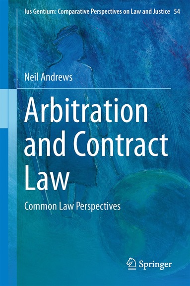 bokomslag Arbitration and Contract Law