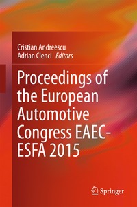 bokomslag Proceedings of the European Automotive Congress EAEC-ESFA 2015