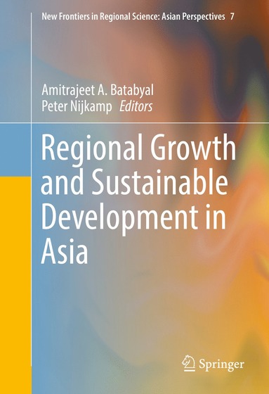 bokomslag Regional Growth and Sustainable Development in Asia