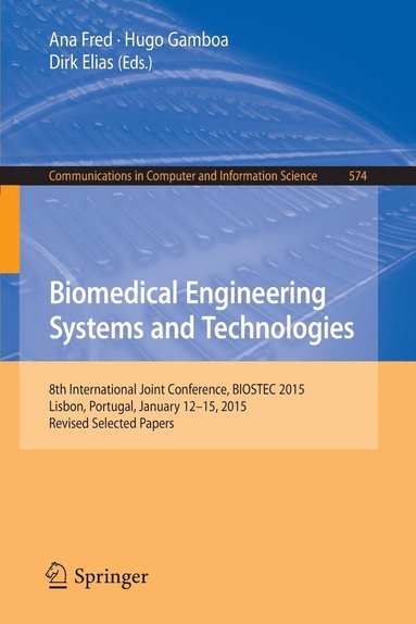 bokomslag Biomedical Engineering Systems and Technologies