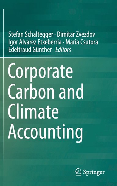 bokomslag Corporate Carbon and Climate Accounting